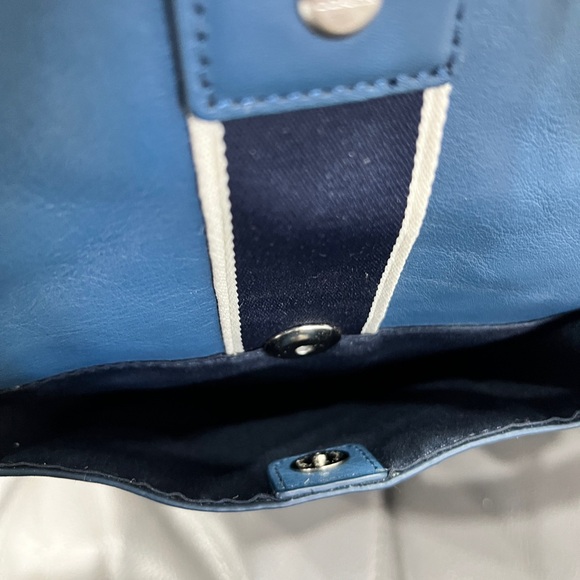 COACH Men Heritage Leather Foldover Bag F70558 Detachable shoulder strap - Picture 6 of 8